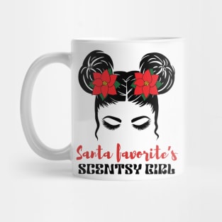 messy bun christmas scentsy independent consultant Mug